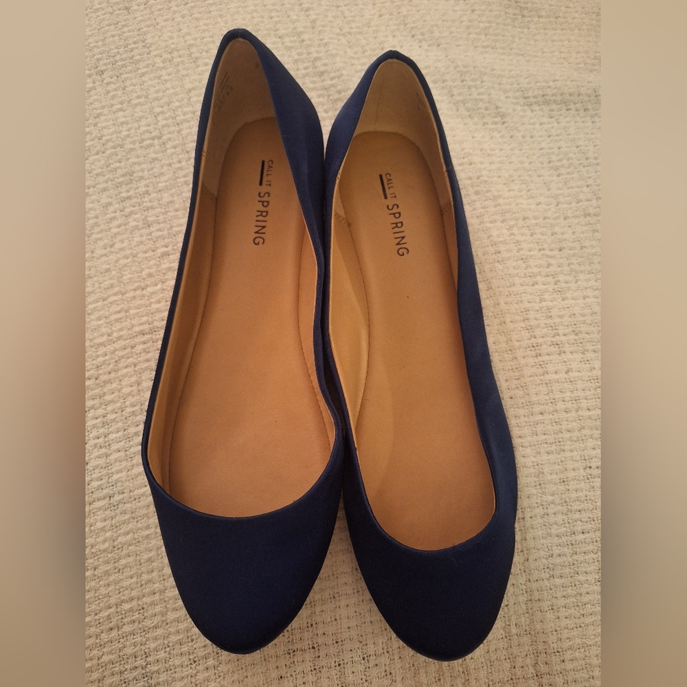 Call It Spring Navy Blue Women's Loafers
